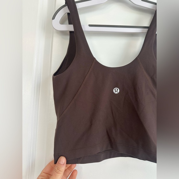 Lululemon Align Tank Top *Light Support, A/B Cup in Java Size 2 - Picture 5 of 9